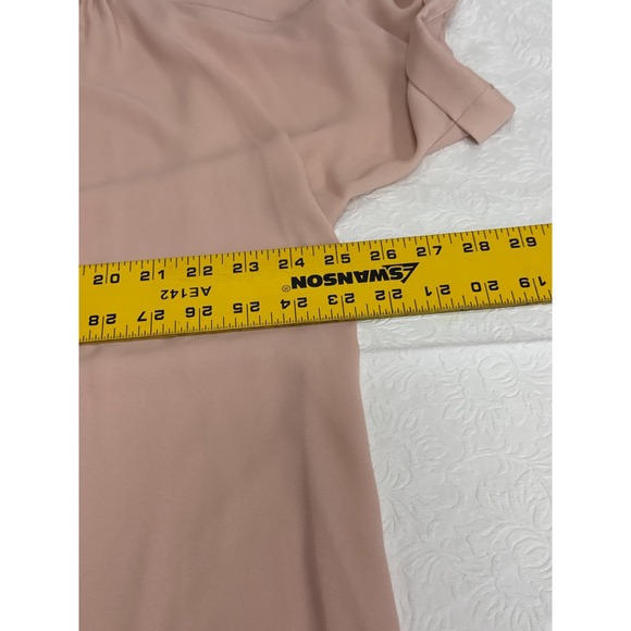 Worthington Pink V Neck Dolman Sleeve Top Women's XL Made in Indonesia Polyester - Picture 6 of 8